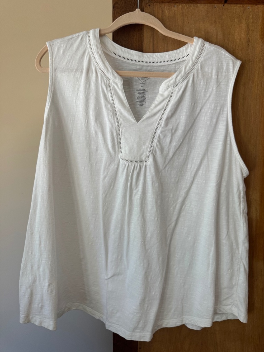White tank top